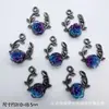 Guirnalda Retro Francesa Enredadera Colgante de Rosa Colgante Pendiente Hecho a Mano DIY Pendiente Collar Pulsera de Cuentas Colgante con
