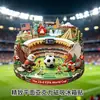 Copa Mundial 2026 Estados Unidos, Canadá y México Imán Magnético de Acrílico Plano Creativo y Exquisito para Refrigerador Souvenir de Fanático Regalo