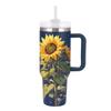 Amazon Más Vendido Vaso para Hielo de Segunda Generación de 40 oz con Asa Vaso Termo de Doble Capa Frío Acero Inoxidable Portátil Vaso para Agua para Coche