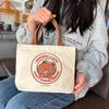 Bolso de Lona de Moda para Mujer 2026 Nuevo Modelo Bolso Tote Bolsa para Lonchera Minibolsa de Mano Bolsa para Almuerzo de Estudiante y Viajero al por Mayor