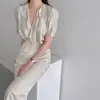 Chic Coreano Estilo Diseño Francés Verano Nuevo Estilo Ligeramente Maduro para Mujer Top Retro Francés para Mujeres Pequeñas