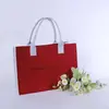 Bolsa de fieltro tipo tote, bolso de mano, bolsa de compras para eventos del Festival de Medio Otoño, bolsa de fieltro, bolsa de regalo bancaria