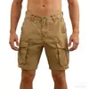 E-commerce Transfronteiriço Mais Vendido Shorts de Trabalho Masculino Tendência Rogue Bonito Outdoor Leve Funcional Bermuda Shorts Calça Casual Solta