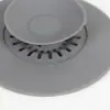 Tapa de Drenaje de Piso de Silicona Anti-olor para Alcantarilla Tapón de Drenaje para Lavabo Piscina Tapa de Drenaje de Piso Tipo Empuje Platillo Volador Tapón de Sellado Antimoho