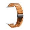 Para Apple Watch 5678910 Geração Pulseira de Plástico PC Três Contas iWatch Cor Doce Transparente Cor Sólida