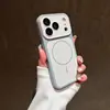 Funda magnética para teléfono con contraste de color similar a la piel, adecuada para Iphone17Promax, Apple 16 viene con cubierta protectora de película para lente