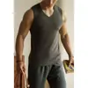Chaleco Térmico de Mezcla de Seda Estilo Old Money para Hombre, Nuevo Modelo Otoño 2026, Forrado de Polar, Generador de Calor, Chaleco de Ropa Interior