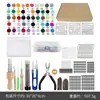 Set de Fieltro de Tiras de Lana de Colores 66S Paquete de Material para Fieltro de Aguja Herramienta Manual DIY Set