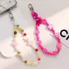 Cadena para Teléfono Corta con Forma de Corazón Estilo Ins Coreano para Niñas, con Park Chae-Young/Jennie, Cadena con Colgante de Perlas con un Diseño Único