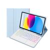 Funda Protectora con Teclado Bluetooth para Samsung Tab A9Plus S11 A11+ Teclado Táctil con Retroiluminación Ranura para Lápiz Funda de Cuero