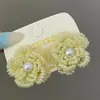 Pendientes de Flor de Perlas Coreanos de Verano Frescos y Dulces, Pendientes Delicados y Elegantes con un Ambiente Dulce y Elegante