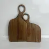 Tabla de cortar para parejas de madera de nogal transfronteriza, tabla de madera para bistec y pan, tabla de cortar de madera maciza, tabla para preparación de alimentos y frutas con asa para cocina