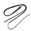 Collar de cuerda para cuello y clavícula con cuentas de plata Xizang ajustables de 3 mm, colgante de jade tejido a mano para hombre y mujer