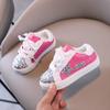 Zapatillas Casuales para Niñas Zapatos Casuales 2026 Primavera y Otoño Nuevo Estilo Zapatos Blancos de Cuero con Lentejuelas para Niñas Zapatos Ligeros para Niños Pequeños