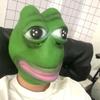 Cabeça de peixe verde monstro sereia monstro peixe engraçado capacete cabeça de peixe monstro capacete máscara atacado