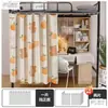 Cortinas de cama, cortinas para mesa de dormitório e cercado de cama, cortinas de dormitório, cortinas para cama de estudante, cortinas blackout para beliches inferiores e superiores