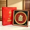 Popular Set de Regalo Caja de Ornamentos Dorados, Éxito Instantáneo, Riqueza Dorada, Decoración del Hogar, Regalos de Seguro Empresarial al por Mayor