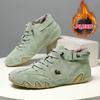 Botas Populares de Terciopelo de Invierno Transfronterizas Talla Grande Pulpo Zapatos de Algodón Cálidos para Hombre Zapatos Deportivos y Casuales de Caña Alta para Hombre