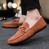 Zapatos de Lona Transpirables Wolf de Beijiang Zapatos Tipo Frijol Zapatos Casuales para Hombre Estilo Coreano Modernos Slip-on Zapatos Perezosos