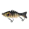 Atacado de fábrica Luya isca dura multi-seção simulação de peixe 10cm/15g plástico sete-seção isca multicolor