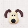 Perro Palma de Dibujos Animados pegamento suave accesorios diy parche para carcasa de teléfono móvil agujero en la boca del zapato Taza de enjuague bucal Pegatinas tridimensionales Cachorro 3D