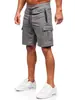 Pantalones Cortos Cargo Deportivos de Verano para Hombre con Múltiples Bolsillos, Pantalones de Fitness, Pantalones Cortos Deportivos Casuales de Cinco Puntos, Más Vendidos en Amazon Transfronterizos
