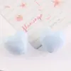 Macaron Brillante Colorido Agujero Vertical Color Sólido Corazón de Melocotón Gordo Llavero con Cuentas Corazón DIY Accesorios de Joyería