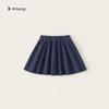 Youbao Children's Wear Primavera Novas Meninas Saia de Cor Sólida Estilo Coreano Saia de Menina Primavera e Verão Saia Plissada Infantil