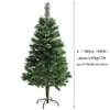 Árvore de Natal Mista de Folhas para Animais de Estimação em Estoque Transfronteiriça para Vitrines de Shopping de Férias, Decoração de Lojas e Casas, Árvore de Natal Artificial de PVC
