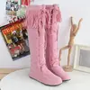 Aliexpress Botas de Salto Alto com Franjas Tamanho Grande Feminino 07