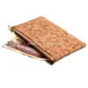 Bolsa de Cosméticos de Corcho Transfronteriza, Bolsa de Cosméticos de Corcho Tendencia Nacional, Bolso de Cremallera de Corteza RPET a la Moda, Fábrica Personalizada
