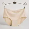 Ropa interior de seda de hielo para mujer Ropa interior sin costuras Ropa interior de una pieza Transpirable Cintura media Sexy Ropa interior para mujer Bragas 810