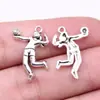22X14Mm 1.38g Multicolor Retro Joyería Accesorios Deportivos Música Voleibol Colgante