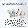 Brillo de Colores Mini Circonita Planos Fondo Biselado Joyería para Manicura Venta Caliente Transfronteriza Uñas Dopamina Accesorios para Uñas