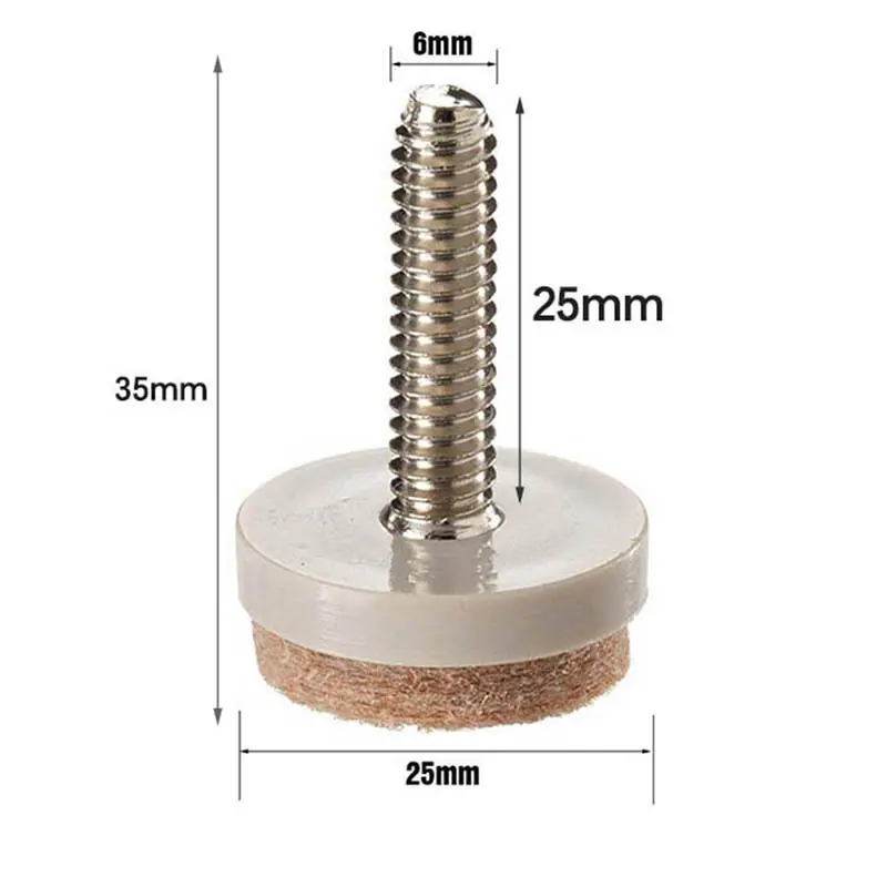 1-Inch Felt Gard Threaded Stem