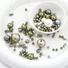 Perlas de Imitación de Alto Brillo Perforadas de ABS Tamaño Mixto Cuentas Sueltas Accesorios para Joyería DIY Color Mixto Color Mixto Fabricante Mayorista