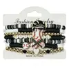 Set de Pulseras Deportivas de Fútbol, Conmemorativas de la Copa del Mundo, Multicapa Apilables, Venta al por Mayor