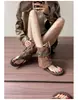 Sandalias Romanas Retro con Plataforma Interior y Punta de Tira 2026 Nuevo Estilo de Verano Sandalias de Punta de Tira Estilo Bota Corta para Exterior