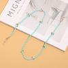 Cadena de Cuentas de Arroz de Vidrio de Arcilla Blanda Acrílica Transfronteriza Moda Infantil Cadena Anti-Pérdida para Auriculares Cadena Anti-Caída para Gafas Cordón