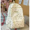 Mochila Ins de Nuevo Estilo con Gran Capacidad para Estudiantes de 3º a 6º Grado de Primaria, Alto Valor Estético, Casual y Versátil, Mochila de Estilo Perezoso