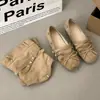 Sapatos de salto baixo de boca rasa, design de verão removível, sapatos Mary Jane de salto baixo, aumento de altura oculto, tira com fivela, sandálias femininas de cano médio, usar sem salto