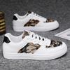 Zapatillas Secret Forest para Hombre Estilo Celebridad de Internet Estilo Pintura al Óleo Combinación de Colores Moda Estilo Coreano Talla Grande Deportivas Tendencia Zapatos Gran Venta
