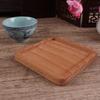 Posavasos de Madera Maciza para Taza de Té, Base de Madera de Nogal, Salvamanteles Redondo de Madera de Bambú para Café, Posavasos Redondo Aislante del Calor, Arte en Madera, Madera Natural, Artesanía en Madera