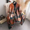Elegante y versátil accesorio de cheongsam de alta gama para otoño e invierno: chal exterior cálido y grueso para mujer con diseño abotonado, adecuado para sesiones de fotos