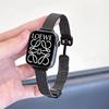 Adecuado para Apple Apple Apple iWatchSE10Ultra98765432 Reloj con Metal Magnético Fino para Mujer de Espiga de Trigo