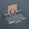 Estante de jabón de acero inoxidable sin perforaciones Red de drenaje para baño Cesta para jabón Estante de baño Estante de jabón para pared Transfronterizo