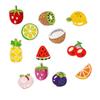 Parches Originales de Bordado por Computadora Bordado de Frutas Autoadhesivos Sin Coser DIY Etiquetas de Tela Parches de Bordado Parches para Ropa