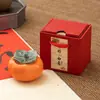 Set de regalo de lata de té de caqui, tarro de dulces de boda "Todo Sale Bien", regalo de boda, lata de cerámica sellada para almacenamiento de té, recuerdo