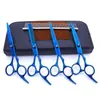 Tesoura para Pet 6 Polegadas Aço Inoxidável Tesoura de Tosquia para Cachorro Teddy Tesoura Profissional para Pet Ferramentas de Limpeza e Beleza terno