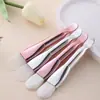 Pincel de Silicone Dupla Face Tipo Espátula com Cerdas Macias para Máscara Facial, Escova de Limpeza Facial e Base, Pincel Especial para Maquiagem de Máscara de Lama para Spa